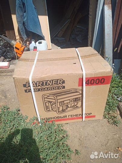 Генератор бензиновый partner for garden 4000
