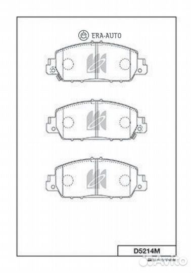 Kashiyama D5214M Колодки тормозные дисковые D5214M