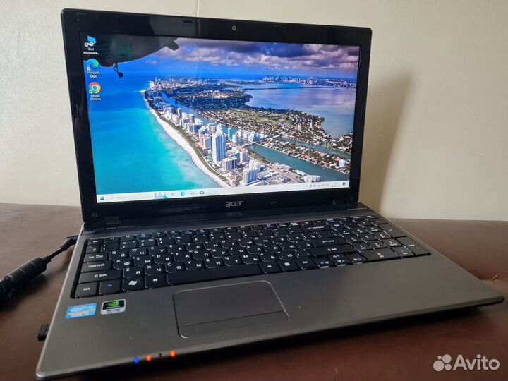 Acer, i3 2350m, 6гб, GT610M, SSD, внешне на 5