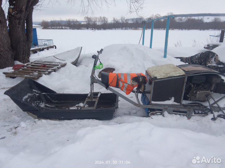 Самодельный снегоход