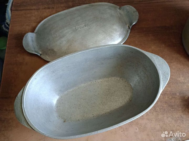 Утятница, ковшик, чеснокодавилка