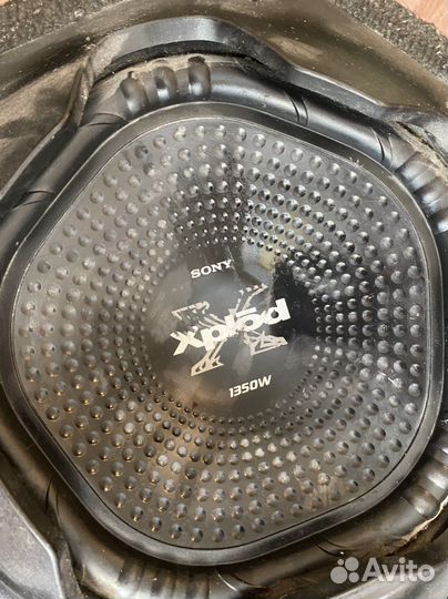 Сабуфер sony xplod 1350V с усилителем