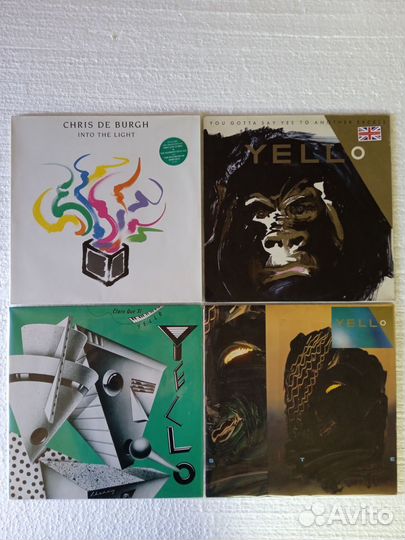 Yello.Chris de burgh.1986.(Lp) винил. Ориг. Немец