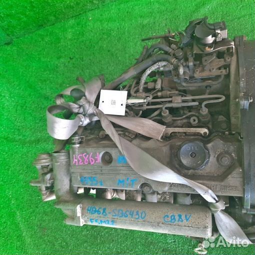 Двигатель в сборе двс mitsubishi libero CB8V 4D68