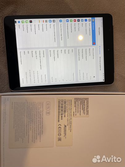 Планшет iPad mini 2 32Gb рст Wi-Fi + sim