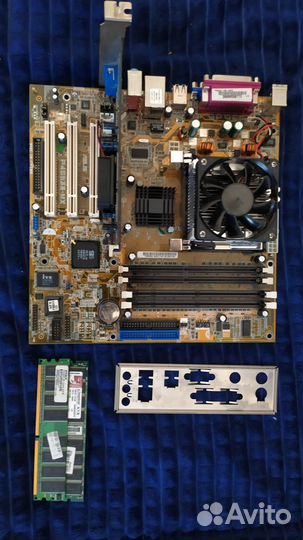 Материнская плата asus с Pentium на борту