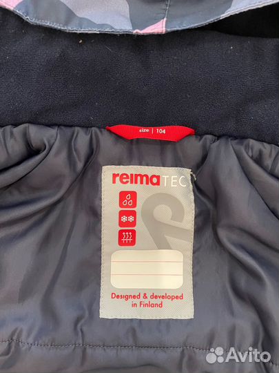 Куртка демисезонная reima 104 + шапка 52/54 reima