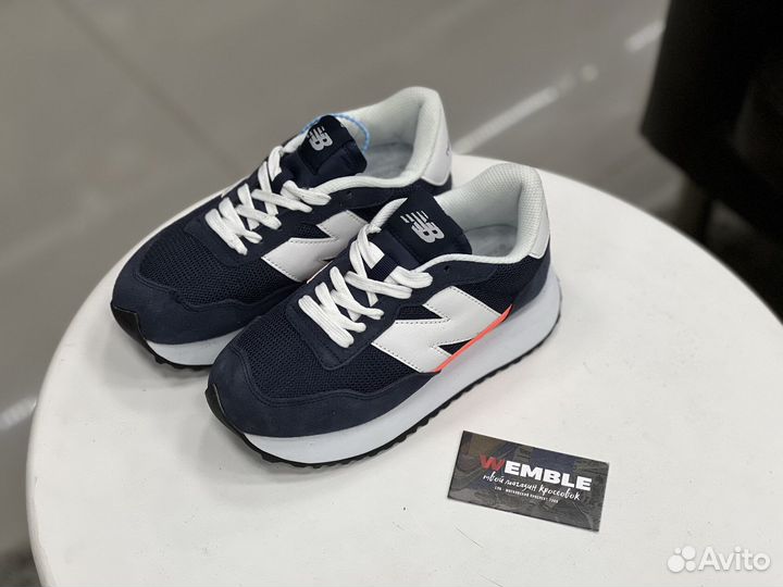Кроссовки обувь New Balance 237, Navy/Orange