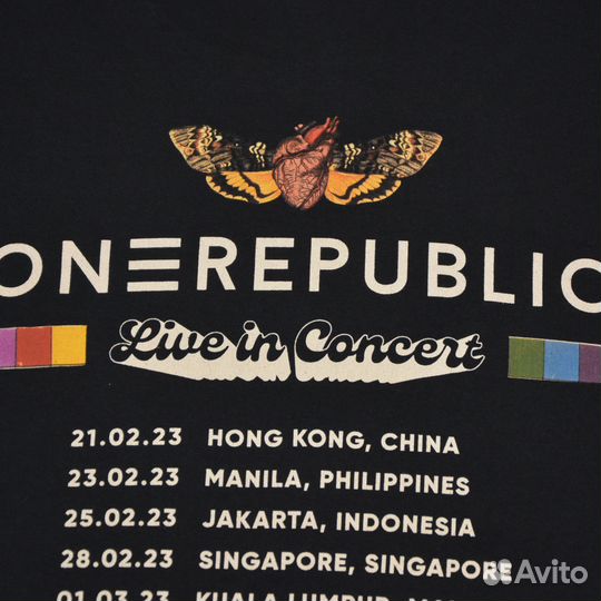 Футболка-мерч OneRepublic 2023 Tour