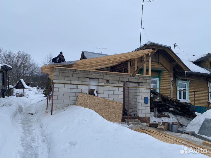 Строительство пристроек террас веранд