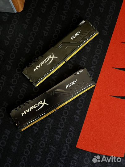 Оперативная память DDR4 Hyper X Fury 8gb 2400 мгц