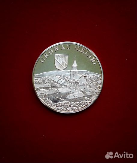 Медаль.Германия.1990.Темпельхоф.Гронау