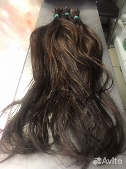 Волосы для наращивания славянка 60 см