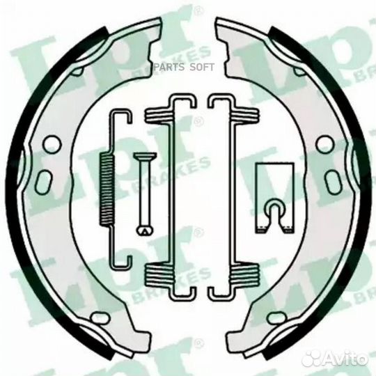 LPR 01003 Комплект тормозных колодок 01003