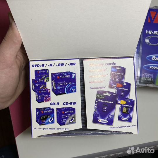 Диски CD RW verbatim