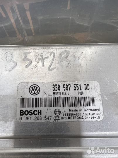 Блок управления двигателем VW passat b5+ AMX