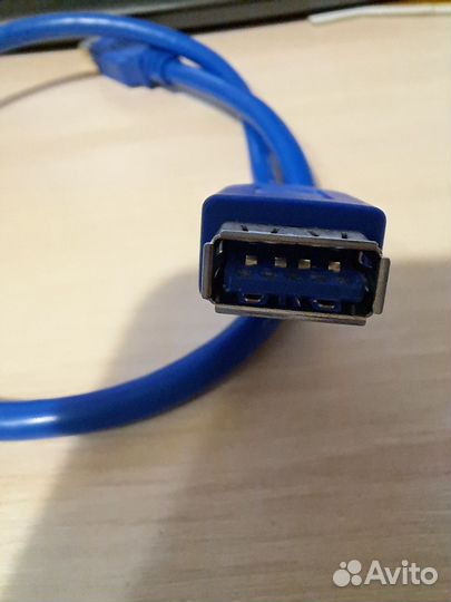 Удлинитель Usb 3.0 0.5 метра vsom синий 50см