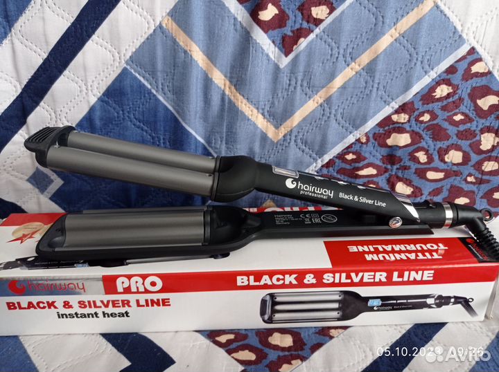 Плойка волна hairway м. 04011 д. 16*16*16мм гофре