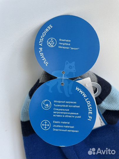 Шапка шлем lassie новая 46-48