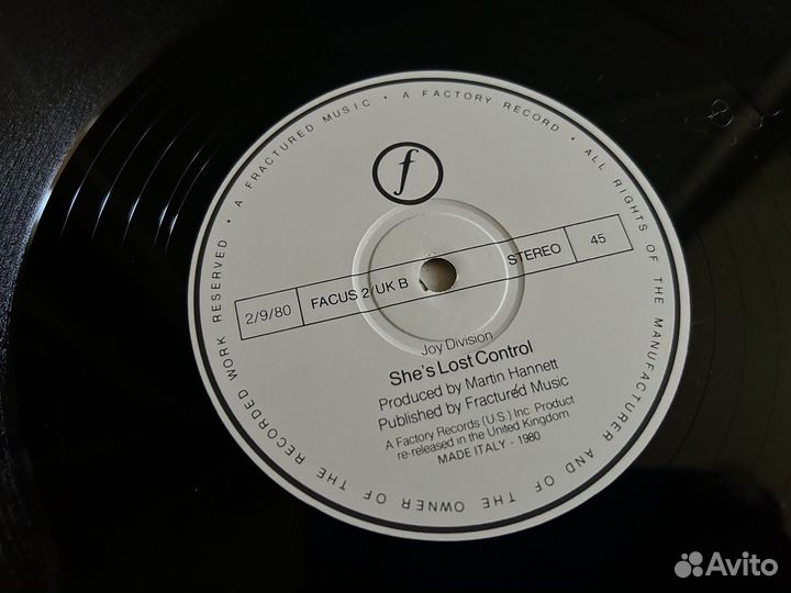 Винил Joy Division – Atmosphere (12