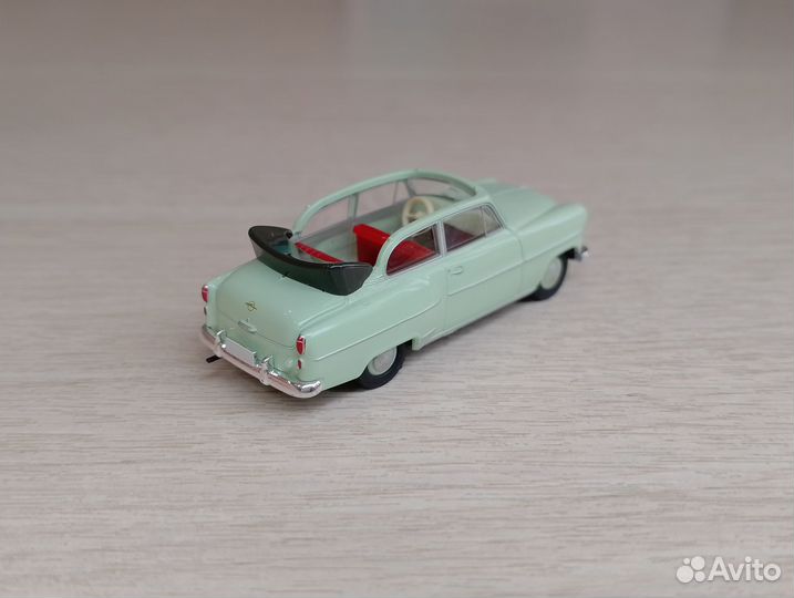 A30) Opel Olympia Rekord Cabrio (1953-1957) мятный