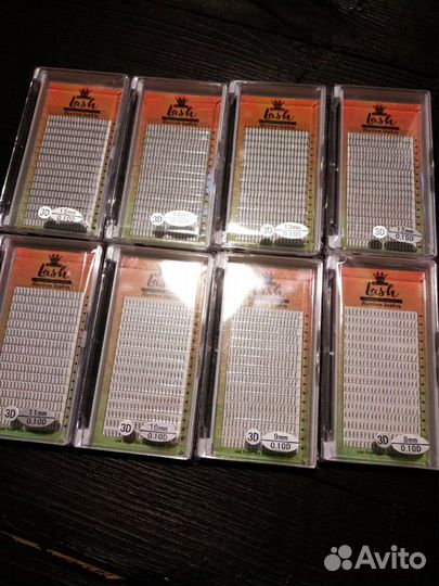 Ресницы для наращивания (пучки)