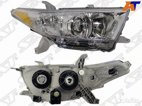 Фара toyota highlander, toyota highlander U4 07-13