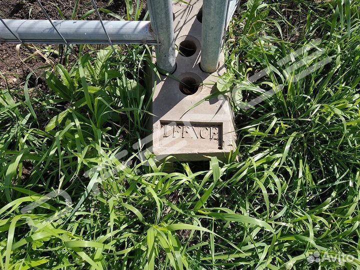 Башмак для временных ограждений