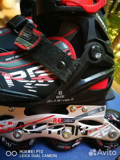 Ролии детские раздвижные Reaction Rainbow, р.26-31