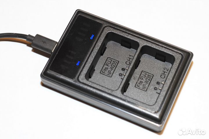 Зарядное устройство двойное для Fujifilm NP-W235