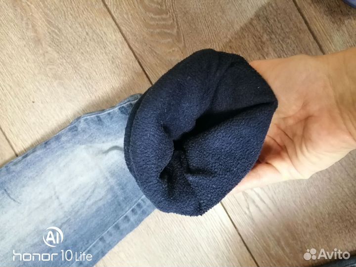 Джинсы утеплённые для девочки 146