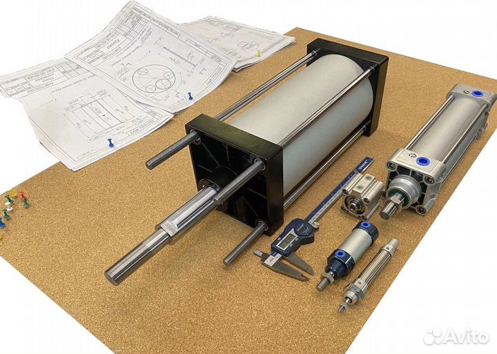 Пневмоцилиндр Festo dsbg-32-30-PPV-A (аналог)