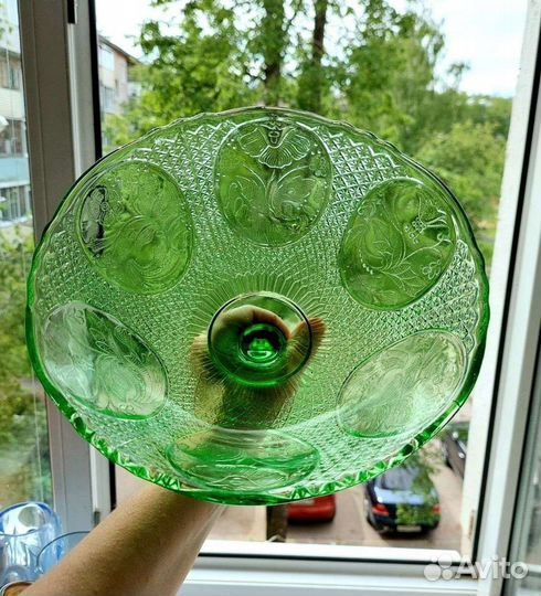 Ваза для фруктов старинная