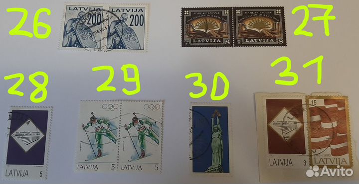 Почтовые марки стран мира. Часть 1