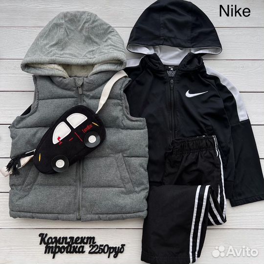 Комплект жилет свитшот 104 размера