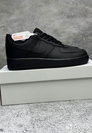 Кроссовки Nike Air Force 1 Supreme Black