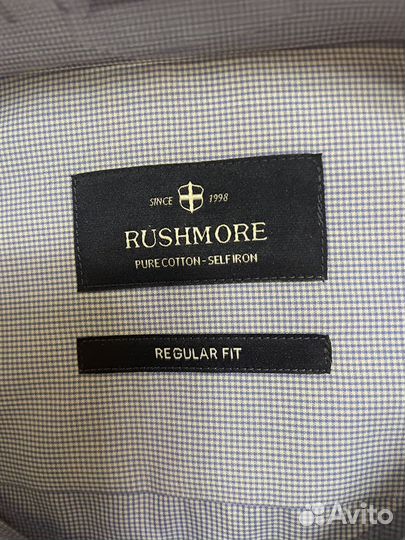 Рубашка мужская Rushmore 42 по вороту новая