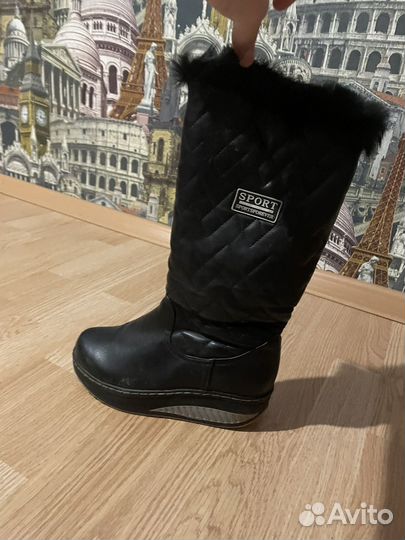 Сапоги зимние 35