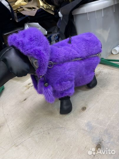 Шубка для собаки норковая