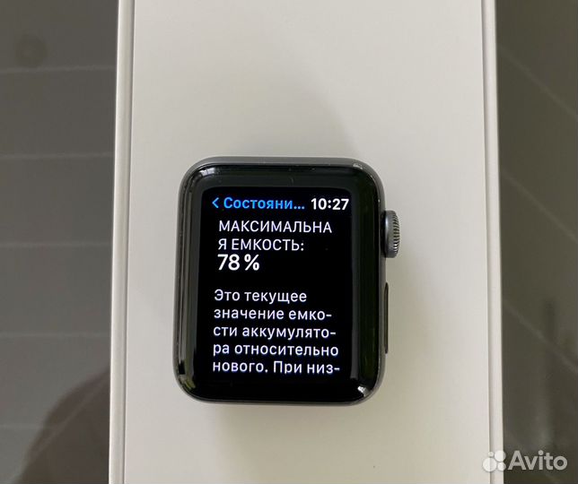 Часы apple watch 3 38 mm