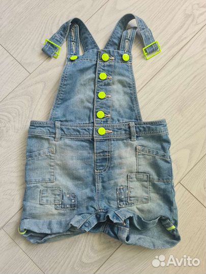 Джинсовый комбинезон для девочки