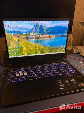 Игровой ноутбук asus тuf Gаming fх505 DT-HN450T