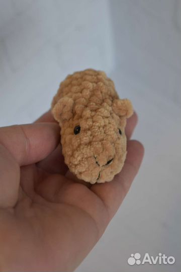 Капибара вязаная игрушка