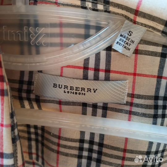 Рубашка Burberry мужская в клетку S