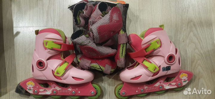 Роликовые коньки детские раздвижные
