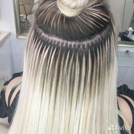 Наращивание волос модель