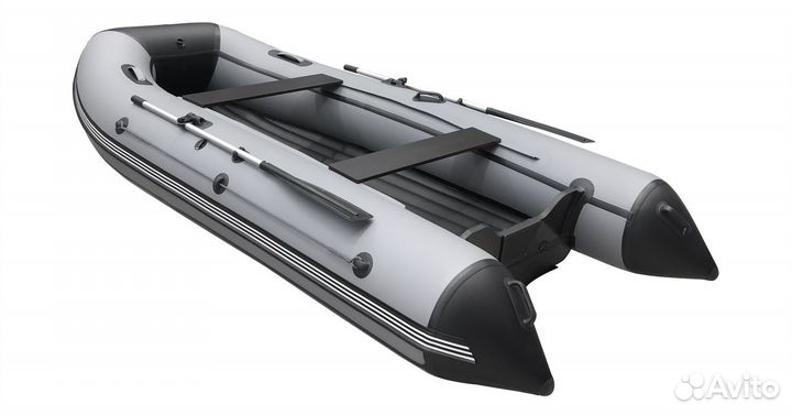 Лодка Orca 400 нд серая