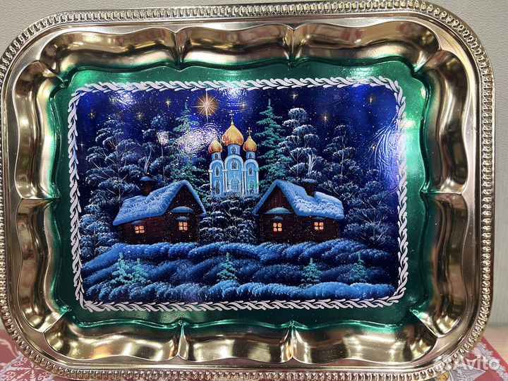 Самовар электрический расписной 