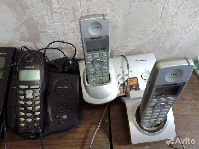 Телефоны panasonic. siemens. texset. Радио.стаци