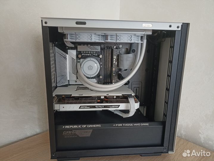 Полностью белый игрой пк i5 11400f